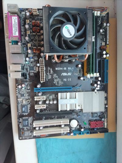 Лот: 21378455. Фото: 1. Материнская плата ASUS M2N-E SLI... Материнские платы