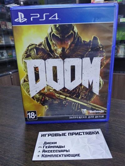 Лот: 11460806. Фото: 1. DOOM. Лицензионный диск для Playstation... Игры для консолей