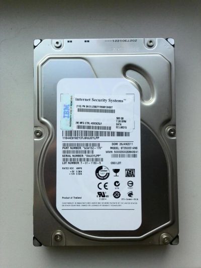 Лот: 7726373. Фото: 1. HDD 500 Gb Seagate 7200 об/мин. Жёсткие диски (HDD)