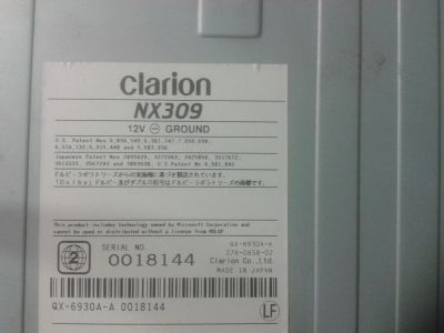 Лот: 7718662. Фото: 1. Автомагнитола Clarion nx 309. Автомагнитолы