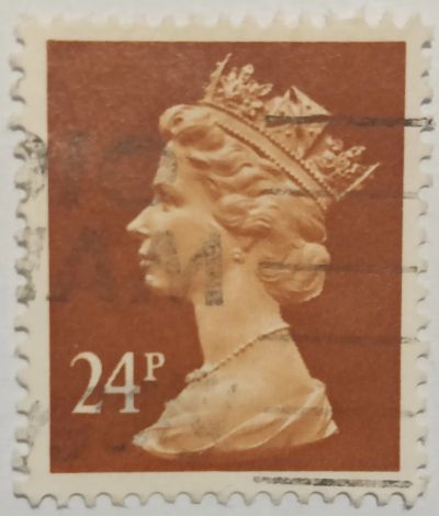 Лот: 25384150. Фото: 1. Марка_Англии Великобритании, 24... Марки