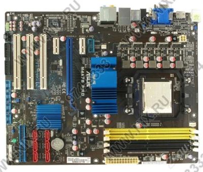 Лот: 249972. Фото: 1. Asus M4A78 Pro + Hunix 2x1GB. Компьютеры в сборе