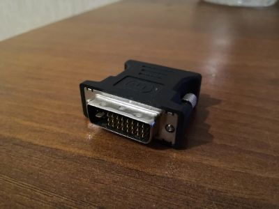 Лот: 15075805. Фото: 1. Переходник VGA на DVI-I. Шлейфы, кабели, переходники