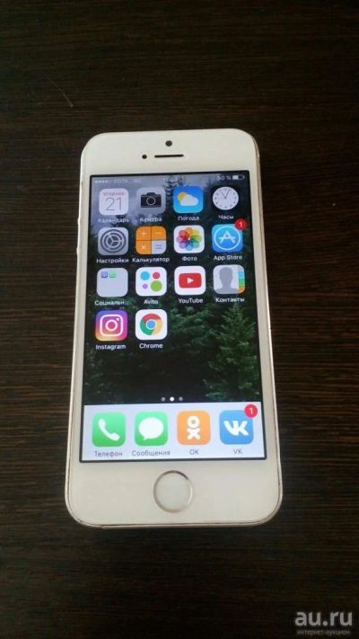 Лот: 9101278. Фото: 1. iPhone 5s белый 16 обмен. Смартфоны