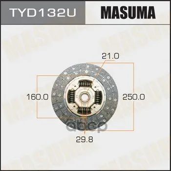 Лот: 21887648. Фото: 1. Tyd132u_диск Сцепления! Toyota... Другое (автозапчасти)