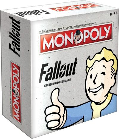 Лот: 13444456. Фото: 1. Настольная игра Монополия. Fallout. Настольные игры, карты