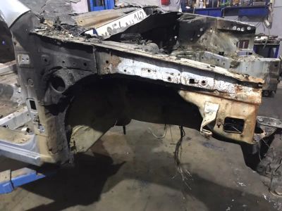 Лот: 21704229. Фото: 1. лонжерон Kia Cerato LD. Кузов
