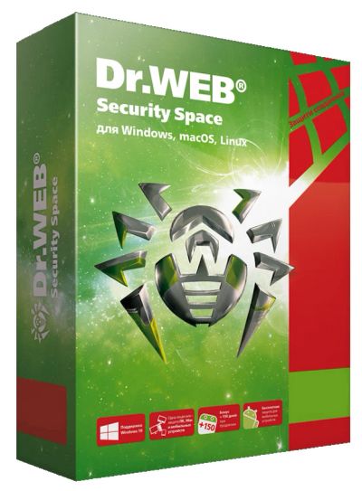 Лот: 2866830. Фото: 1. Антивирус Dr.Web Security Space... Системные