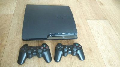 Лот: 7511958. Фото: 1. Playstation 3 slim (прошитая... Игровые приставки, консоли