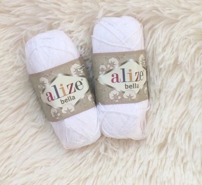 Лот: 12046273. Фото: 1. Пряжа ALIZE BELLA 100% хлопок... Ткани, нитки, пряжа