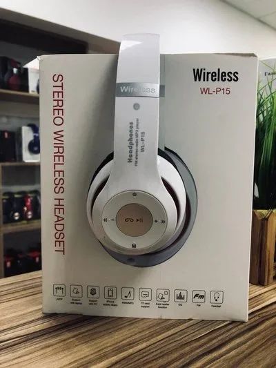 Лот: 13023409. Фото: 1. Наушники Bluetooth P15 White&Red. Наушники, гарнитуры