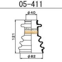 Лот: 17894412. Фото: 1. Пыльник привода 05-411 MARUICHI... Ходовая, подвеска, рулевое управление