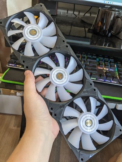 Лот: 23451342. Фото: 1. Комплект вентиляторов Alseye Cooling... Системы охлаждения