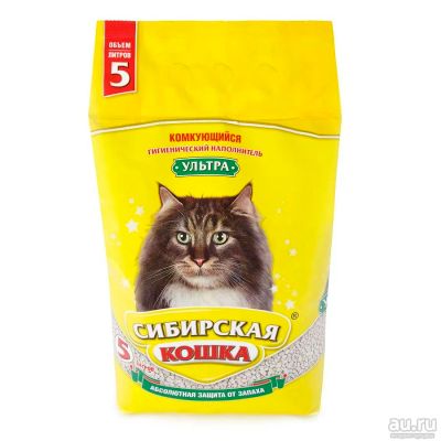 Лот: 14386879. Фото: 1. Наполнитель Сибирская кошка Ультра... Миски, лотки, наполнители