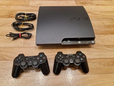 Лот: 19986438. Фото: 1. Прошитая Sony Playstation 3 Slim... Игровые приставки, консоли