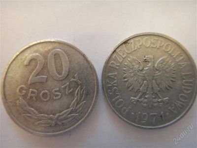 Лот: 2070815. Фото: 1. Польша 20 грош 1971 год. Европа