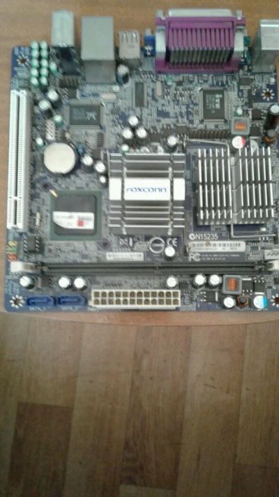 Лот: 14375651. Фото: 1. Матплата Foxconn 45cs. Материнские платы