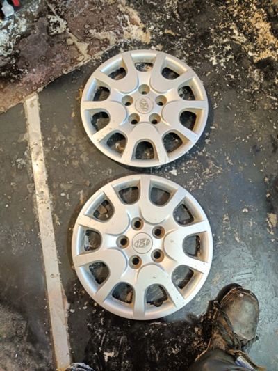 Лот: 24992248. Фото: 1. Колпаки R15 Hyundai оригинал цена... Колпаки