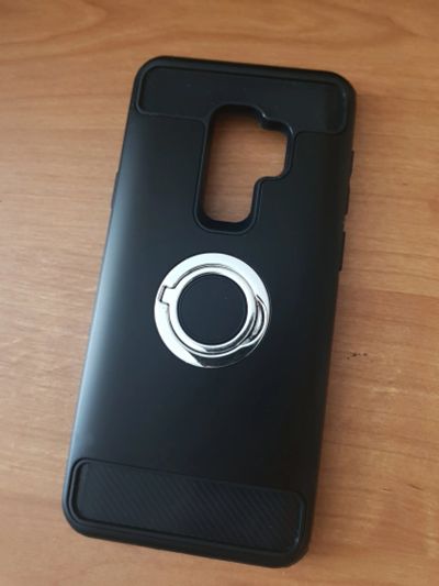 Лот: 11845527. Фото: 1. Чехол samsung galaxy s9+ с магнитом... Чехлы, бамперы