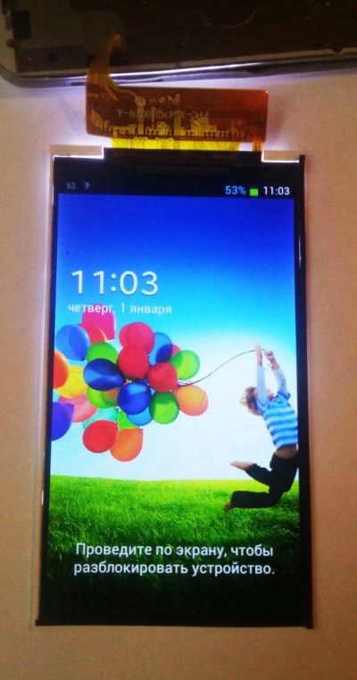 Лот: 9669253. Фото: 1. Дисплей от китайского Samsung... Дисплеи, дисплейные модули, тачскрины