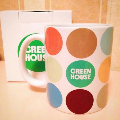 Лот: 8374386. Фото: 1. Кружка Green House. Кружки, стаканы, бокалы