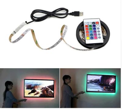 Лот: 12096573. Фото: 1. usb led rgb светодиодная лента... Запчасти для телевизоров, видеотехники, аудиотехники