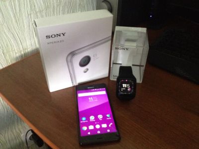 Лот: 6280604. Фото: 1. Sony Xperia Z3 D6603 black. Смартфоны
