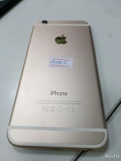 Лот: 10124123. Фото: 1. iPhone 6 gold 16GB не восстановленный... Смартфоны