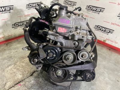 Лот: 17135198. Фото: 1. Двигатель Toyota Bb QNC20 K3-VE... Двигатель и элементы двигателя