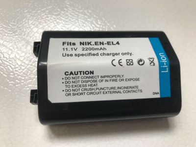 Лот: 11691100. Фото: 1. Аккумулятор EN-EL4 11.1v 2200mAh. Аккумуляторы, зарядные