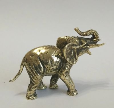 Лот: 19633956. Фото: 1. Слон - фигурка слона из бронзы... Другое (сувениры, подарки)