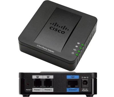 Лот: 21508472. Фото: 1. VoIP Cisco/LinkSys SPA-122. Маршрутизаторы (роутеры)