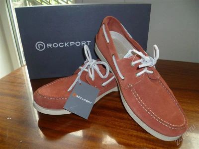 Лот: 1976799. Фото: 1. Мокасины Rockport кожаные 43,5... Мокасины