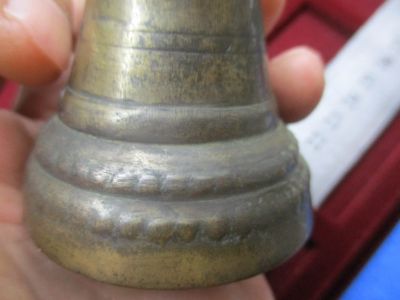 Лот: 17523125. Фото: 1. Колокольчик, с орнаментом бронза... Другое (антиквариат)