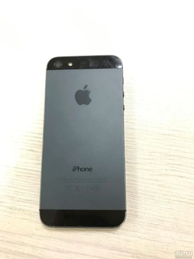 Лот: 9410370. Фото: 1. iPhone 5 чёрный, 16гб, хорошее... Смартфоны