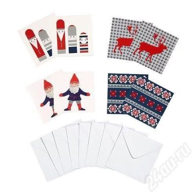 Лот: 614291. Фото: 1. Открытка новогодняя с конвертом. Разное