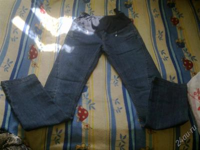 Лот: 1879360. Фото: 1. джинсы для беременных размер примерно... Брюки, капри, комбинезоны