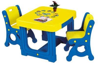 Лот: 8127018. Фото: 1. стол и два стула Haenim Toy. Столики, стулья, парты