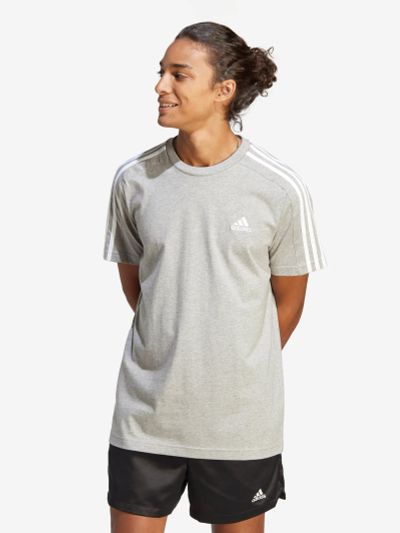 Лот: 23503981. Фото: 1. Футболка мужская adidas, Серый. Другое (спортивная одежда)