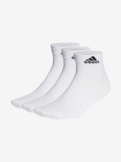 Лот: 22439733. Фото: 1. Носки adidas, 3 пары, Белый. Другое (спортивная одежда)