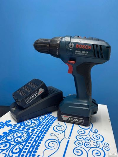 Лот: 17893636. Фото: 1. Шуруповерт Bosch GSR 1440-LI 1... Электроинструмент