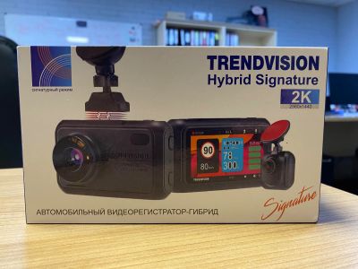 Лот: 19281203. Фото: 1. TrendVision Hybrid Signature EVO... Видеорегистраторы,  радар-детекторы, системы парковки