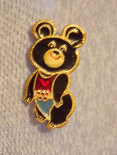 Лот: 10346250. Фото: 1. Значок Олимпийский мишка, СССР. Сувенирные