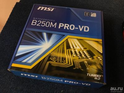 Лот: 13218744. Фото: 1. Материнская плата MSI B250M PRO-VD... Материнские платы