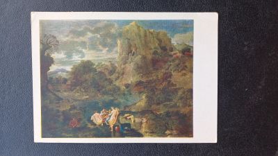 Лот: 23452662. Фото: 1. Открытка Пуссен. Открытки, конверты