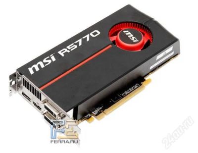 Лот: 760169. Фото: 1. Видеокарта MSI Radeon HD 5770. Видеокарты