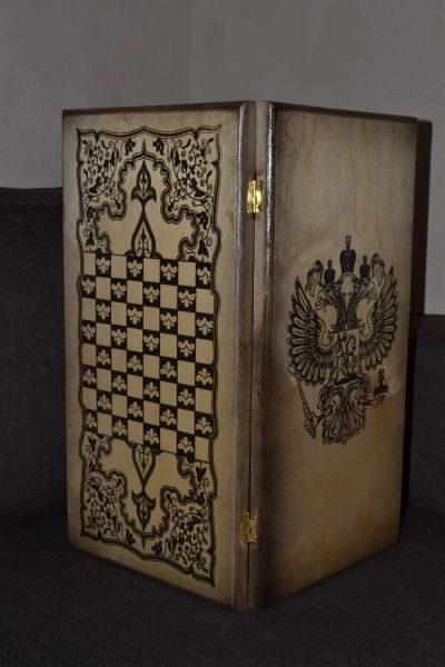 Лот: 3743184. Фото: 1. Нарды Круглые Средние. Шахматы, шашки, нарды