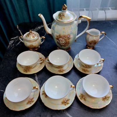 Лот: 25003184. Фото: 1. Чайный сервиз Алиция польский. Сервизы, наборы посуды