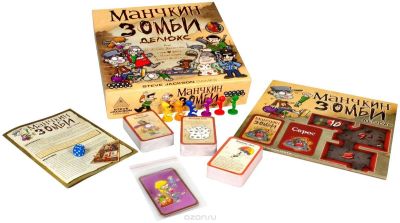 Лот: 9971295. Фото: 1. Манчкин Зомби. Настольные игры, карты