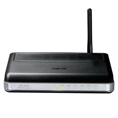 Лот: 4097468. Фото: 1. Маршрутизатор Asus RT-N 10. WiFi, Bluetooth адаптеры